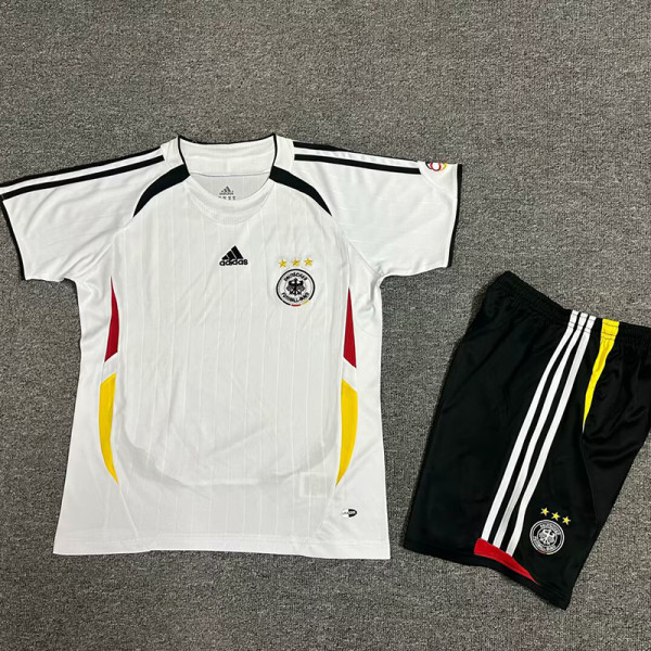 2006 Germany Home Kids Retro Soccer Jersey