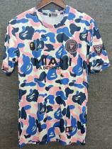25/26 Inter Miami Bathing Ape  Special Edition Blue &Pink Fans Soccer Jersey