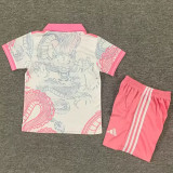 25/26 RMA Dragon Edition Pink White Kids Soccer Jersey