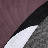 25/26 Man Utd Grey Purple Training Shorts Suit#D25126