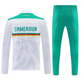 25/26  Cameroon White Half Pull Tracksuit  (半拉链)