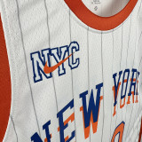 24/25 KNICKS CL ARK SON #00 White City Edition Top Quality Hot Pressing NBA Jersey