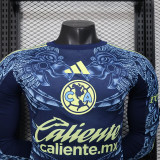 25/26 Club America  Away  Long Sleeve  Player Version Soccer Jersey