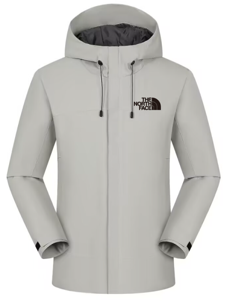 25/26 New THE NORTH FACE Beige White Hooded Waterproof Assault Suit#085防水
