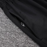 2526  BAR Black (Purple sleeves)Jacket Tracksuit #A2570