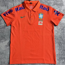 25/26 Brazil Orange Retro Edition  Polo Jersey