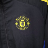 25/26 Man Utd Black &Blue Windbreaker