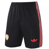 25/26 Man Utd Retro Red Pink Training Shorts Suit