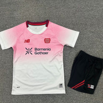 25/26 LeverKusen Away Kids Soccer Jersey