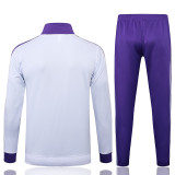 25/26 RMA White Retro Edition Jacket Tracksuit#A873（紫领）