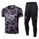 25/26 PSG Black Purple  Player Version Training Shirts&Long Pants