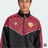 25/26  Man Utd  Black  Embroidered jacket