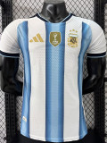 26/27 Argentina Home Player Version Soccer Jersey(胸前带章\星带)