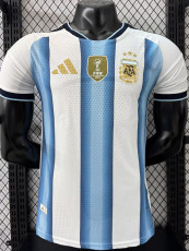 26/27 Argentina Home Player Version Soccer Jersey(胸前带章\星带)