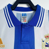 1999/2000 La Coruna Home Long Sleeve Retro Soccer Jersey
