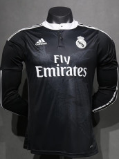 2014/2015 RMA Third Player Version Long Sleeve Retro Soccer Jersey长袖球员