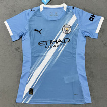 25/26 Man City Home   Women  Soccer Jersey#女