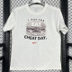 2025 T247 Hamburger ETA NK White  Pure Cotton T-shirt