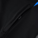 25/26  Man Utd Black  Jacket Tracksuit#A2526（蓝色侧边）