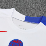 25-26 PSG White Tank top and shorts suit