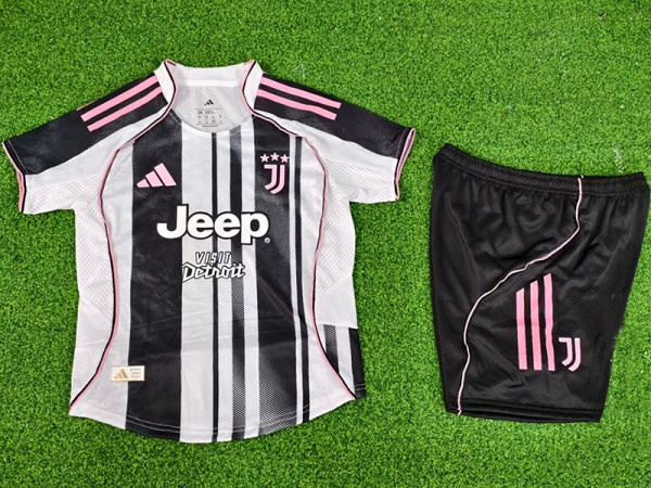25/26 JUV Home Kids  Player Version  Soccer Jersey