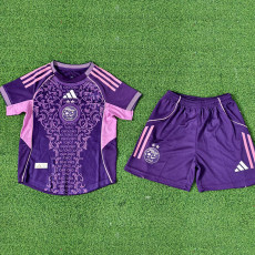 25/26   Algeria Purple Player Version  Kids Soccer Jersey#A37