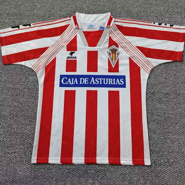 1994/1995 Sporting de Gijón Home  Retro  Soccer Jersey