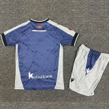 25/26 Real Sociedad Away Kids  Soccer Jersey