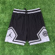 25/26 Flying Man Casual NBA Edition Ball pattern Black White shorts#J2432