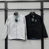 25/26 RK906 Black Thickened Assault Stand Collar Windbreaker (立领加厚冲锋衣）