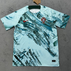 25-26 Portugal Light Green  Training shirts