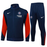 25-26 PSG royal blue & Red Jacket Tracksuit #A2539