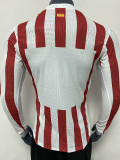 25/26  ATM Home  Player Version Long Sleeve Soccer Jersey