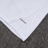 25/26 RMA White Tank top and shorts suit#D25156(湖兰胸标)