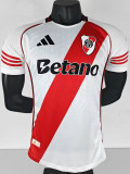25/26 River Plate Home Player Version Soccer Jersey（广告版 ）