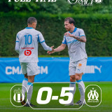 25/26  Marseille Home  Kids Soccer Jersey
