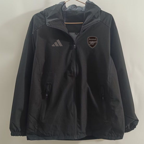 25/26  ARS  Black Hooded windbreaker