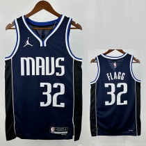 Dallas Mavericks FL AGG  #32 Royal Blue Flying Man Edition  Top Quality Hot Pressing NBA Jersey