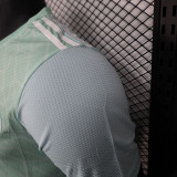 25-26 Algeria Stripe Light Green  Player Version Soccer Jersey