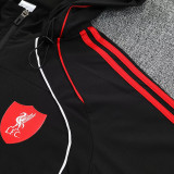 25/26 LIV Black Hooded Jacket Tracksuit