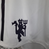 25/26 Man Utd White  Player Version Shorts Pants球员