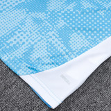 25/26 Man City Light Blue Inkjet Training Short Suit#D25219