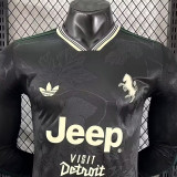 25/26 JUV Third  Long Sleeve Player Version Soccer Jersey(带广告)
