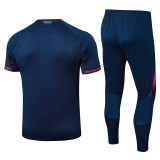 25/26 Lyon Away  Player Version  Soccer Jersey&Royal Blue pants