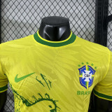 25-26 Brazil Yellow Peace Dove Special Edition  Player Version Soccer Jersey