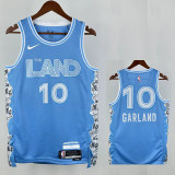 24/25 Cleveland Cavaliers GA RL  AND #10 Blue City EditionTop Quality Hot Pressing  NBA Jersey