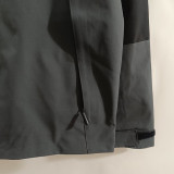 25/26 Mineiro  New Edition Grey  Thickened Assault  Hooded Windbreaker