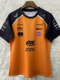2025 McLaren Orange #4 Round Neck Racing Suit(圆领)