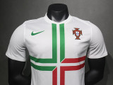 2012 Portugal Away Player Version Retro Soccer Jersey (球员)