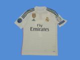 2014/2015 RMA Home Player Version Retro Soccer Jersey球员